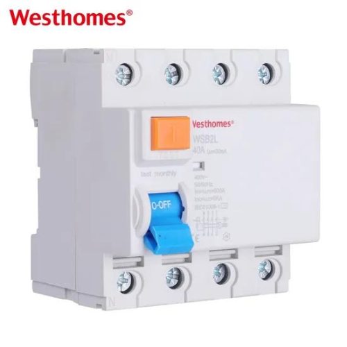 CE CB Approved 4p Breaker-Protector RCCB Residual Current Operated Circuit Break