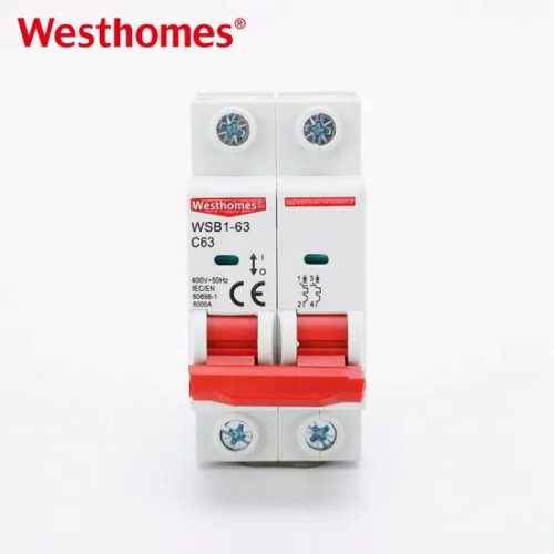 Popular Design Structure Mini MCB Circuit Breaker 2p Miniature Circuit Breaker