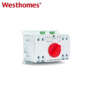 Double Power Supplies Wcq2c Automatic Intelligent Type Changeover Switch 50Hz 400V Transfer Switch