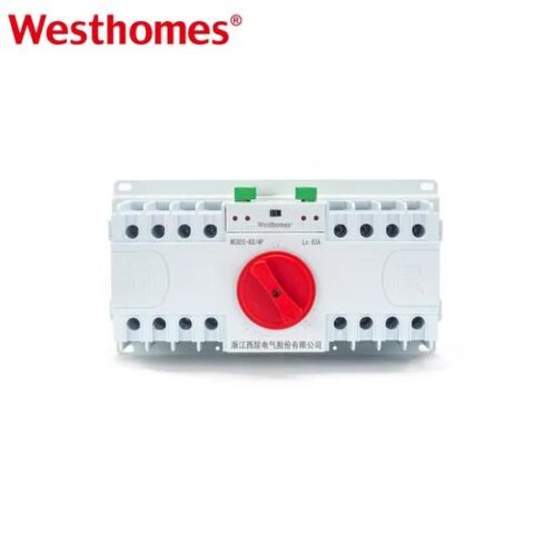 Double Power Supplies Wcq2c Automatic Intelligent Type Changeover Switch 50Hz 400V Transfer Switch