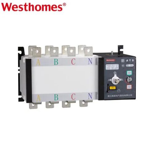 Double Power Supplies Wcq2g Automatic Intelligent Type Changeover Switch 50Hz 400V Transfer Switch