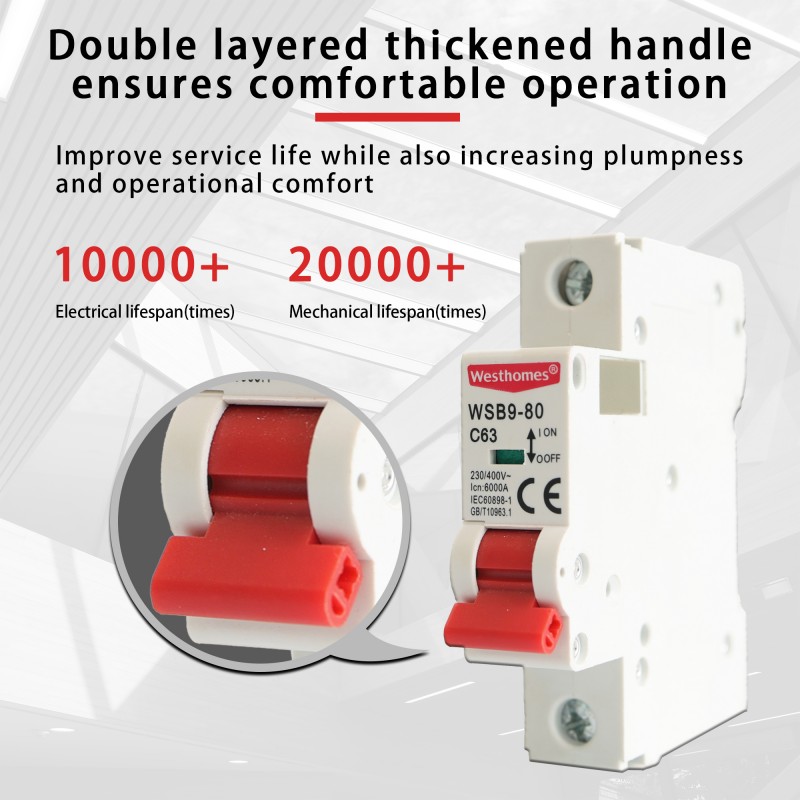 Double layered thickened handleensures comfortable operation