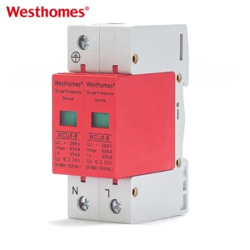 Factory Price AC 230V/400V 4p SPD AC 50/60Hz Surge Protection Device