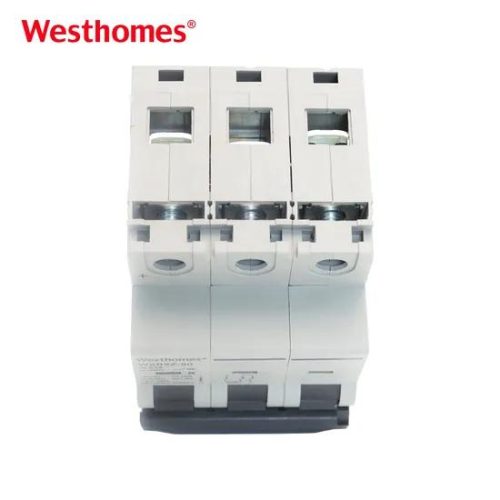 High Quality CE CB DC 750V MCB Breaker Westhomes 3p 80A Mini Circuit Breaker