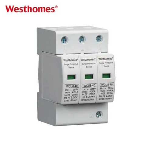 Factory Price AC 230V/400V 4p SPD AC 50/60Hz Surge Protection Device