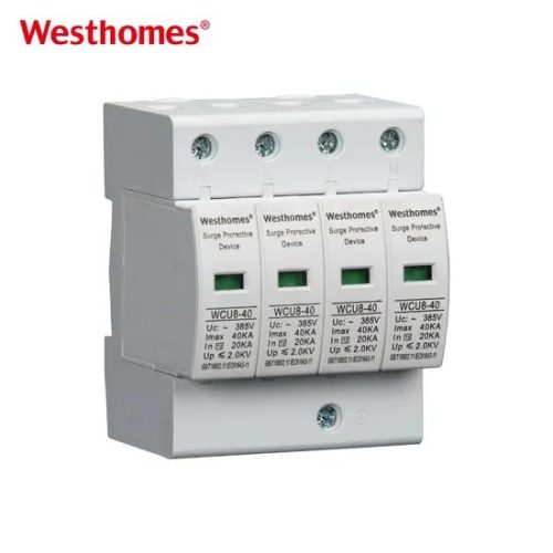 Factory Price AC 230V/400V 4p SPD AC 50/60Hz Surge Protection Device