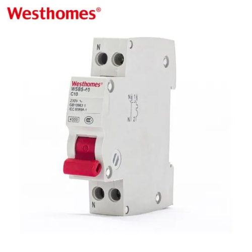Westhomes MCB Phase+ Nuetral Wsb5-40 1p+N Miniature Circuit Breaker