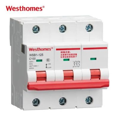 Chinese Factory AC 50Hz/60Hz 3p MCB Wsb1-125 Mini Circuit Breaker