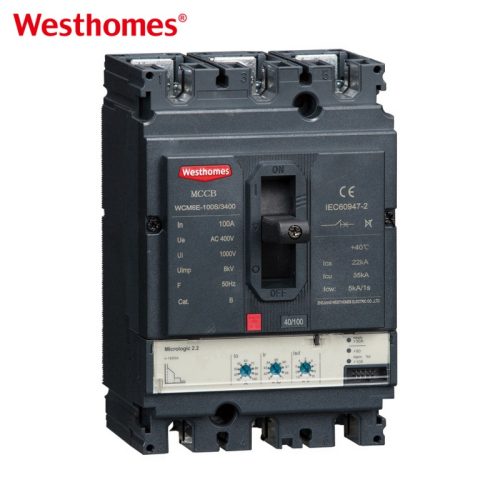Westhomes WCM6E Series 100A 250A 400A 600A Electric Moulded Case MCCB Circuit Breaker