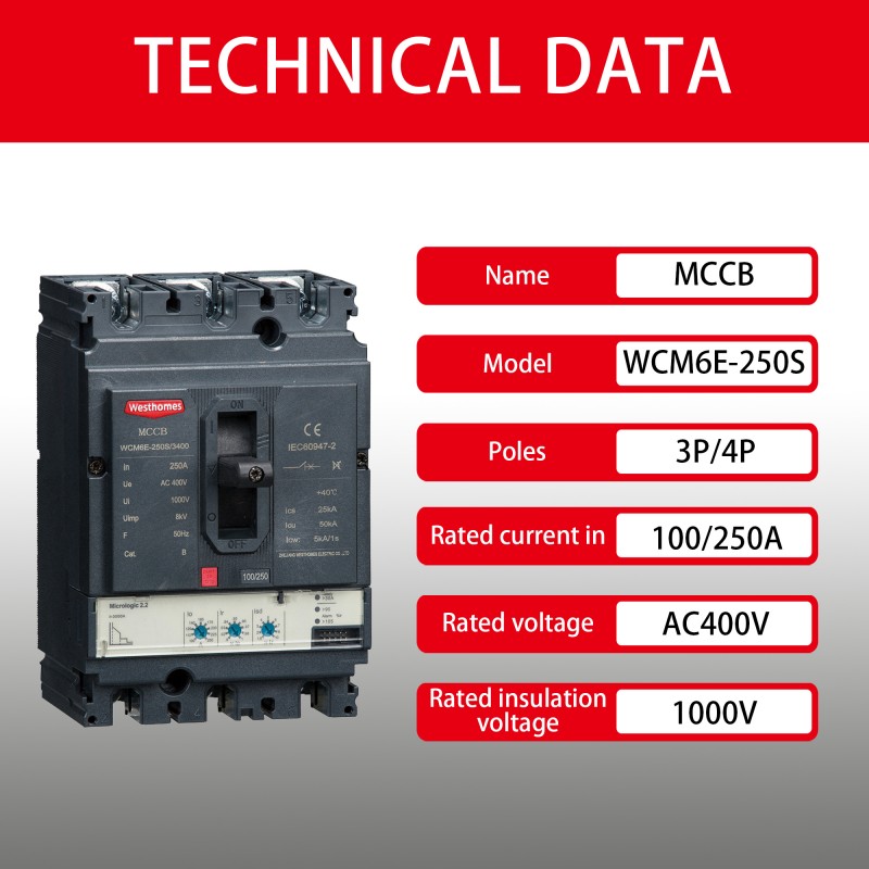 WCM6E technical data