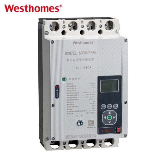 Westhomes New Design DIN Rail Fixed  Circuit Breaker  Wcm7EL 35ka-85ka ODM OEM 1-4p