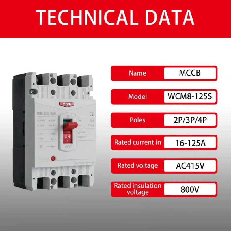 WCM8-125S technical data WCM8-125S technical data