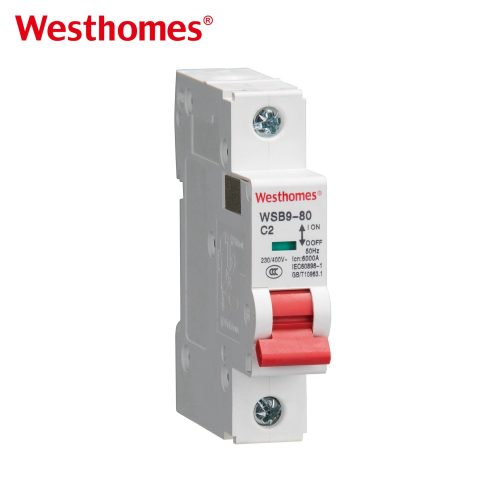 WSB9-80 MCB 6kA 10kA Miniature Circuit Breaker