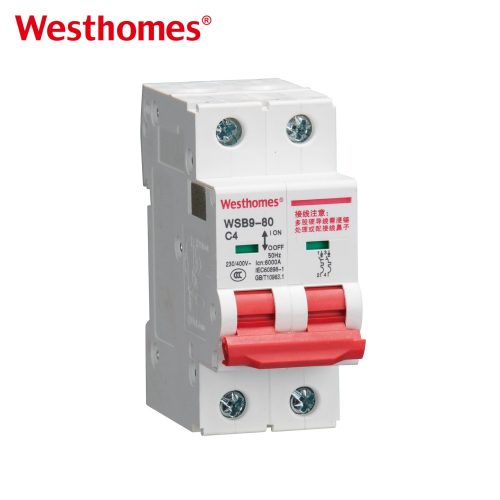 WSB9-80 MCB 6kA 10kA Miniature Circuit Breaker