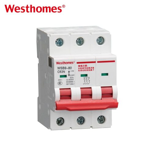 WSB9-80 MCB 6kA 10kA Miniature Circuit Breaker