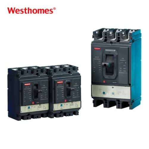 Westhomes Electric Type MCCB Circuit Breaker Wcm6 (E) L CE/CCC 22ka-50ka 3p/4p
