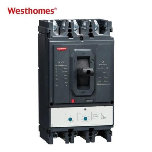 Westhomes Electric Type MCCB Circuit Breaker Wcm6 (E) L CE/CCC 22ka-50ka 3p/4p