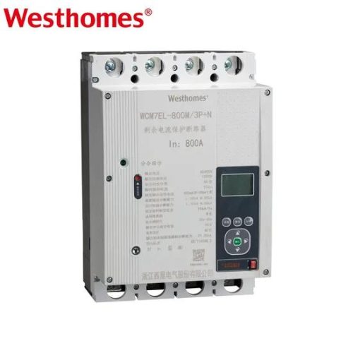Westhomes New Design DIN Rail Fixed  Circuit Breaker  Wcm7EL 35ka-85ka ODM OEM 1-4p