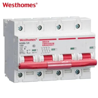 Professtional Factory Overload Overcurrent Protection MCB 4p 125A Miniature Circuit Breaker