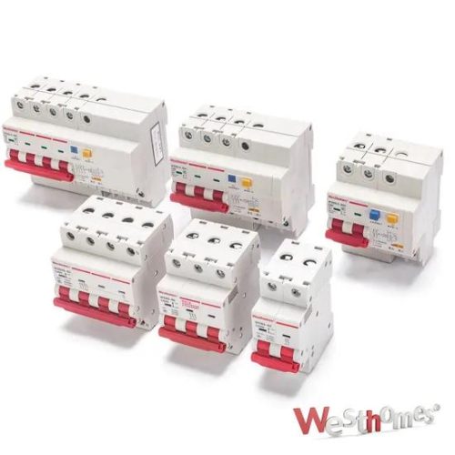 Westhomes Low Voltage AC 230V/400V 3p MCB Mini Circuit Breaker