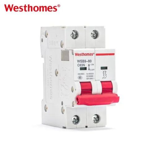Westhomes Factory Miniature AC Low Voltage Circuit Breaker 3p with AC230V400V 50Hz/60Hz
