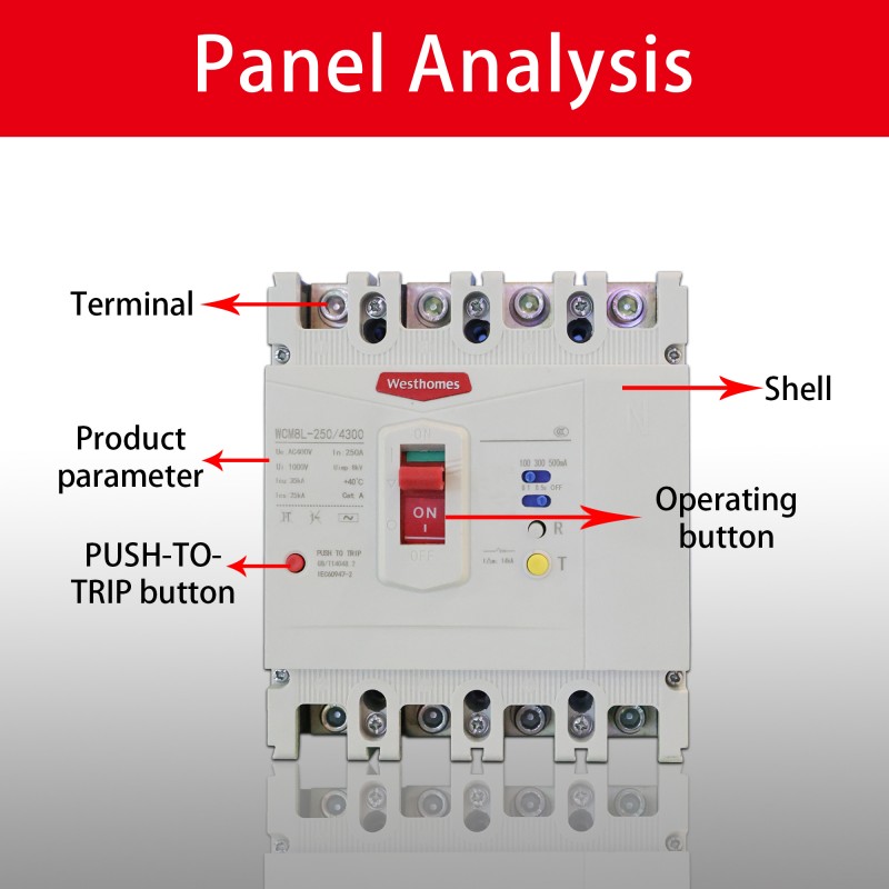 WCM8L push to trip button