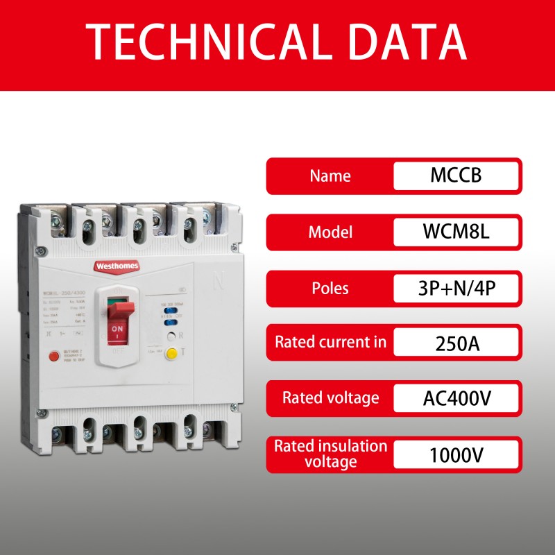 WCM8L technical data