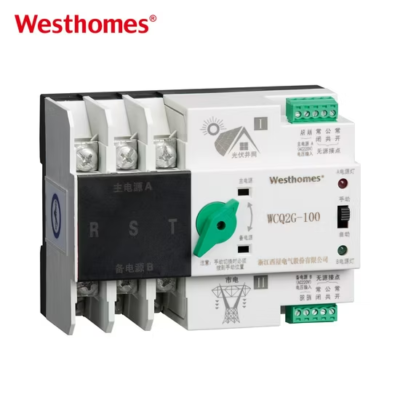 Chinese Supplier OEM WCQ2G-100 3P Dual Power Automatic Transfer Switch