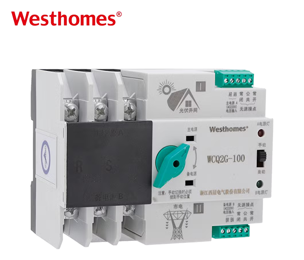 WCQ2G-100 3P Dual Power Automatic Transfer Switch