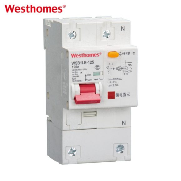 WSB1LE-125 1P+N Earth Leakage Circuit Breaker