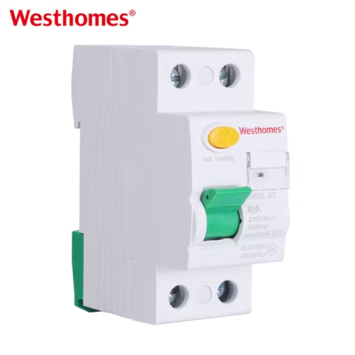 HNB9L-63 1P+N RCCB | 230V 63A Electronic RCBO Breaker