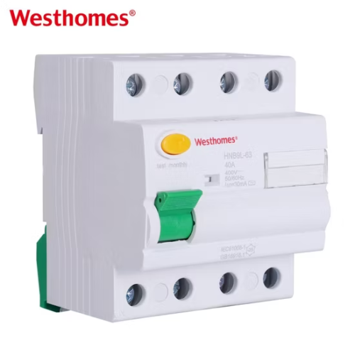 HNB9L-63 3P+N Residual Current Circuit Breaker