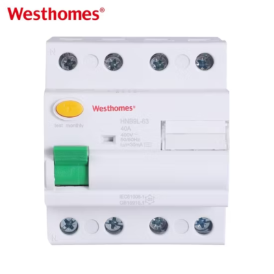 HNB9L-63 3P+N Residual Current Circuit Breaker