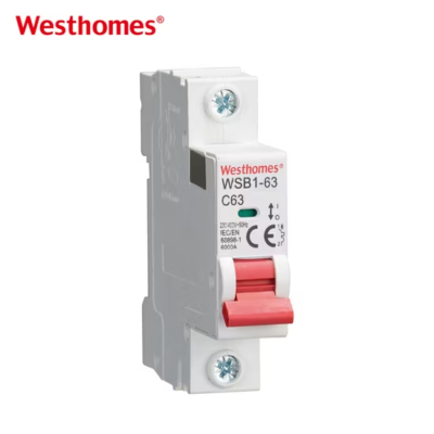 WSB1-63 MCB 1P Miniature Circuit Breaker