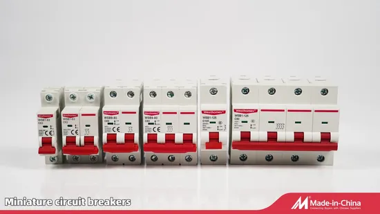 WSB1-63 Series 4P Miniature Circuit Breaker 6kA/10kA 6–63A