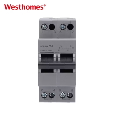 SF219G 2p 63A Dual Power Manual Transfer Switch 230V