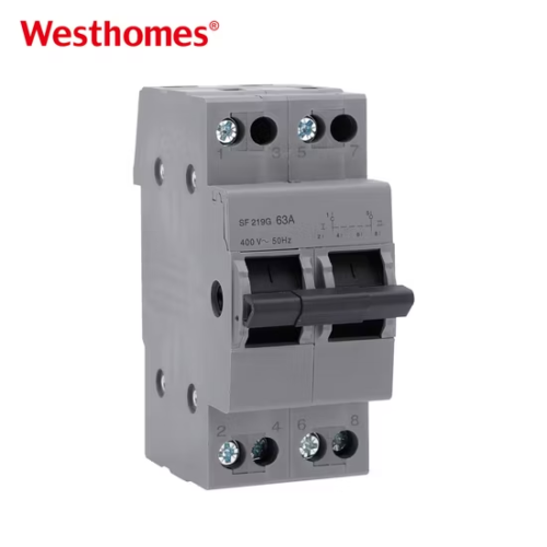 SF219G 2p 63A Dual Power Manual Transfer Switch 230V
