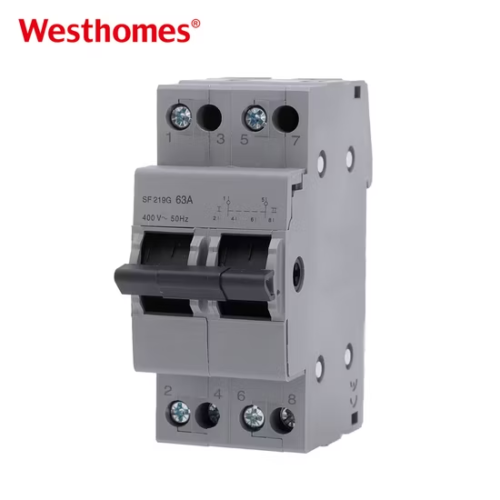 SF219G 2p 63A Dual Power Manual Transfer Switch 230V