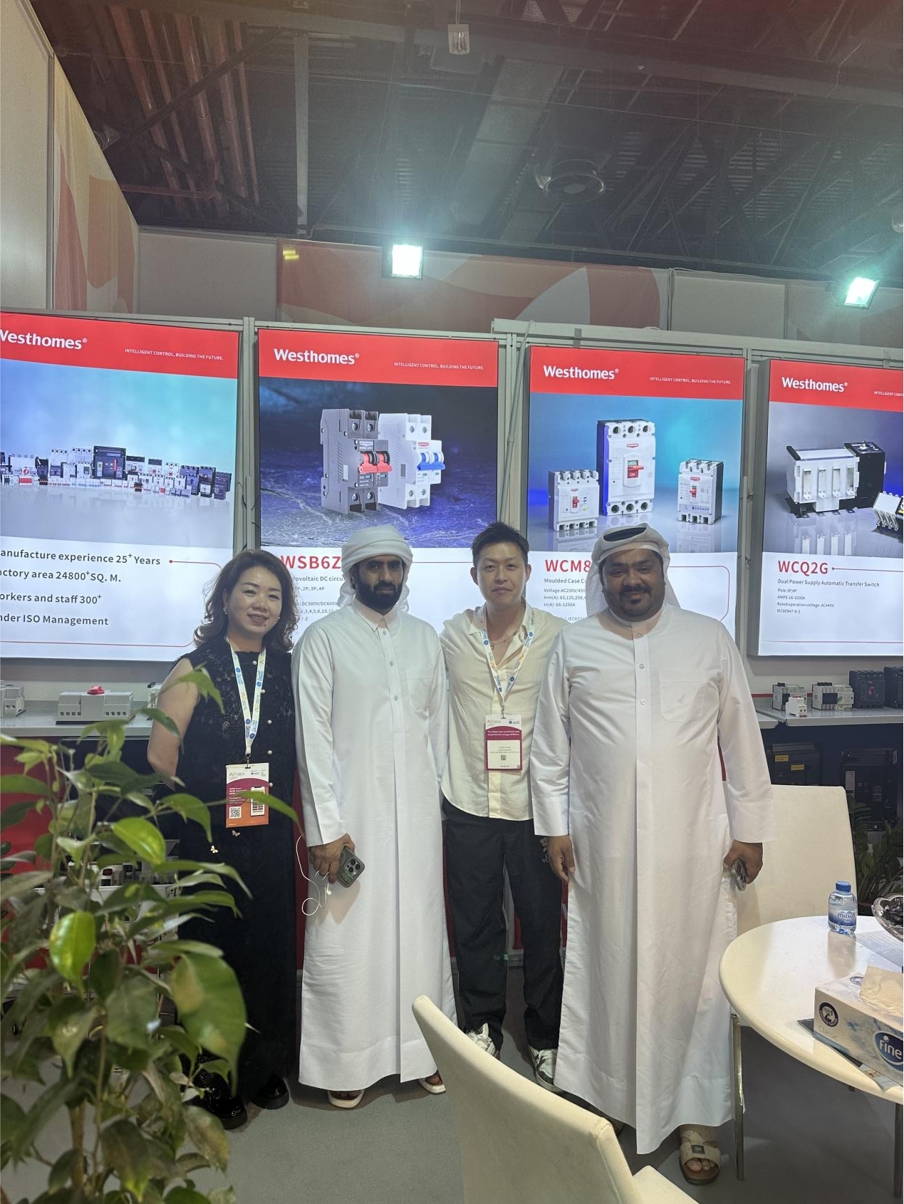 our team engaged with international buyers