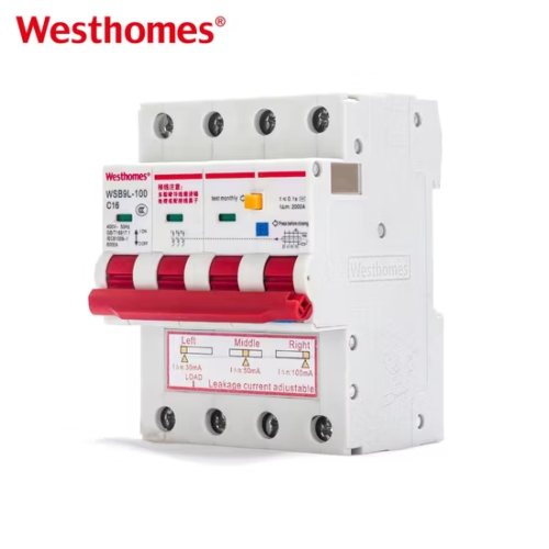 Westhomes WSB9L‑125 RCCB for EV Charger