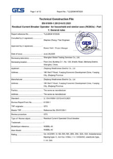 WSB5L-40 TEST REPORT