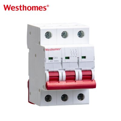 WNB1-63 3P MCB 6kA Three Pole Circuit Breaker