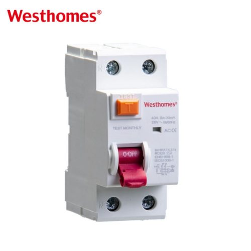 WR2L-63 1P+N 63A Single-Phase Residual Current Circuit Breaker