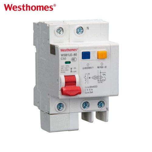 WSB1LE-80 1P+N RCBO