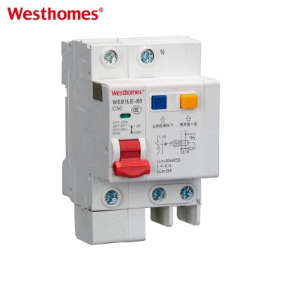 WSB1LE-80 1P+N RCBO