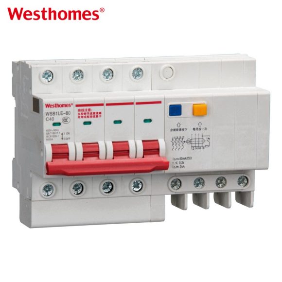 WSB1LE-80 1P+N RCBO