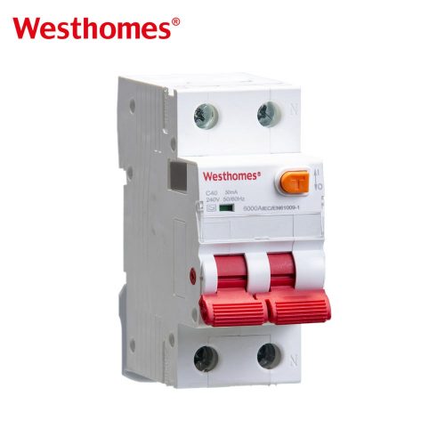 WRO1-63 1P+N Residual Current Breaker with Overvoltage Protection