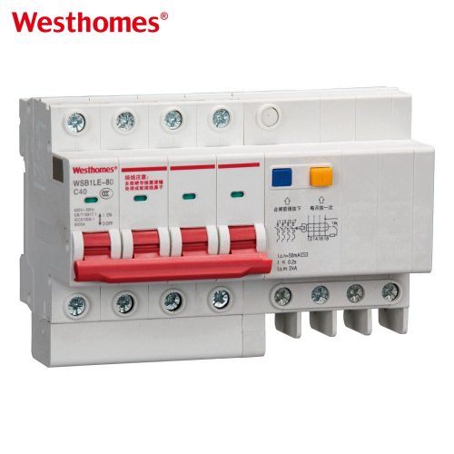 Industrial Grade WSB1LE-80 4P RCBO