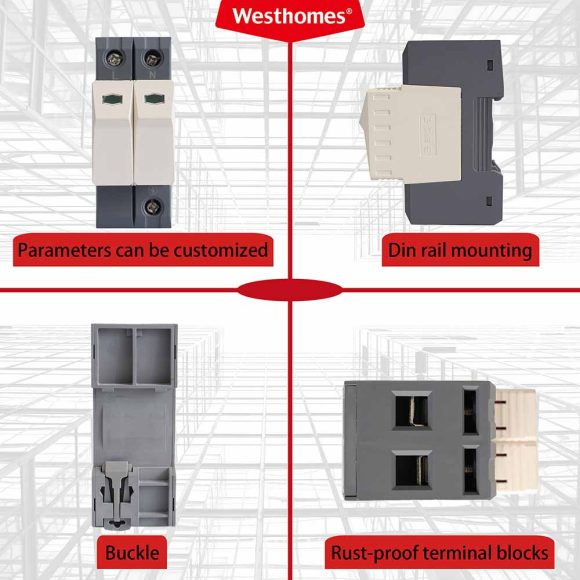 3P AC DC Surge Arrester