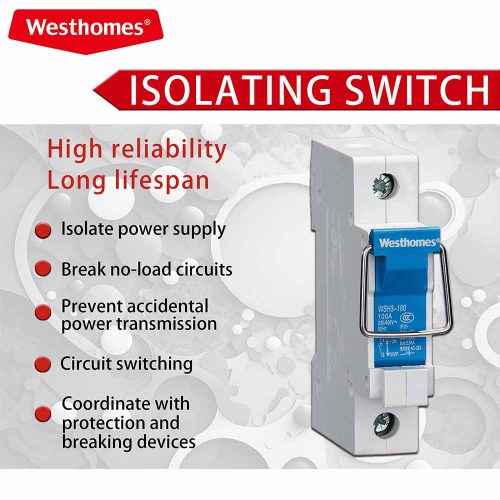 3P 100A Miniature Isolator WSH3-100